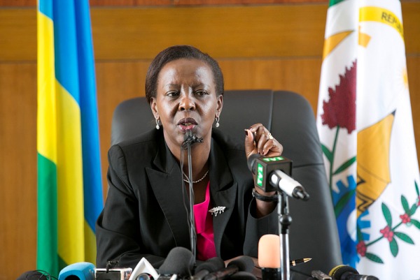 The Minister of Foreign Affairs, Louise Mushikiwabo