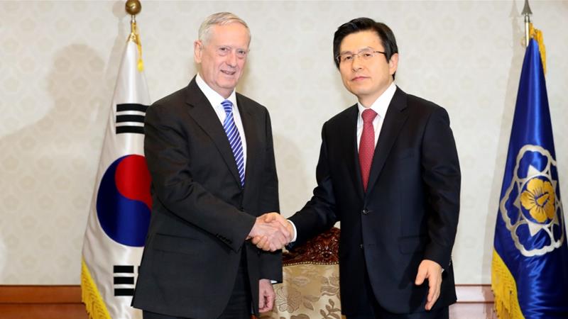 Mattis said North Korea continues to engage in threatening rhetoric and behaviour 