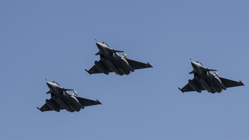 Egypt's air force flew multiple raids along Libya's border