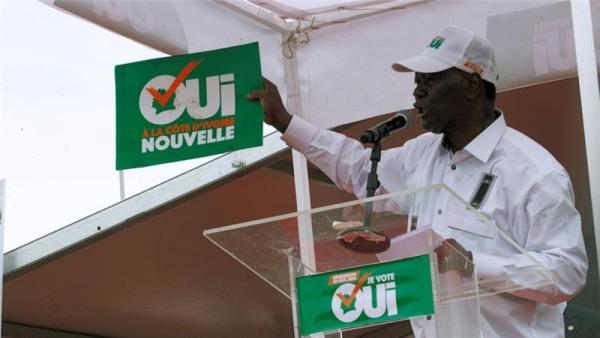 President Ouattara said the new constitution will help end years of instability