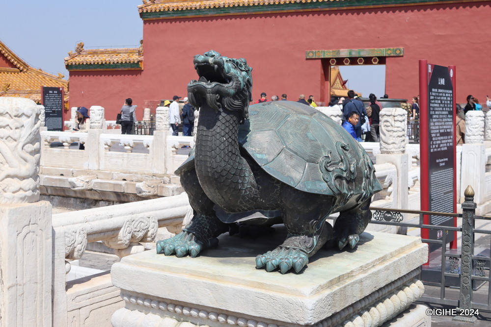 The dragon, a central cultural totem in China, epitomizes prosperity and good fortune.