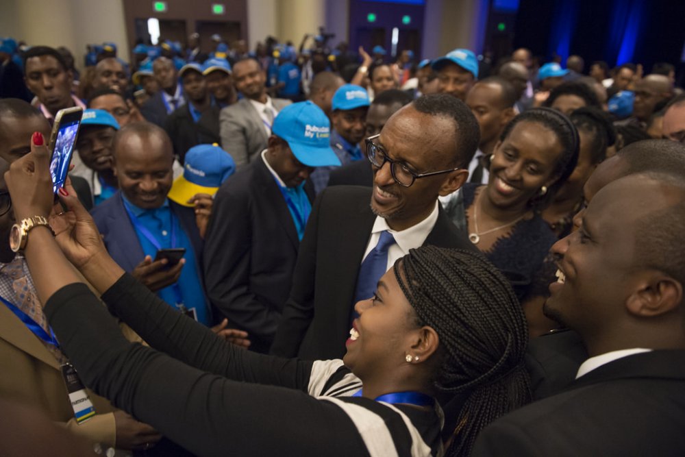 President Paul Kagame and First Lady during a  previous Rwanda Day.Photo Village Urugwiro 