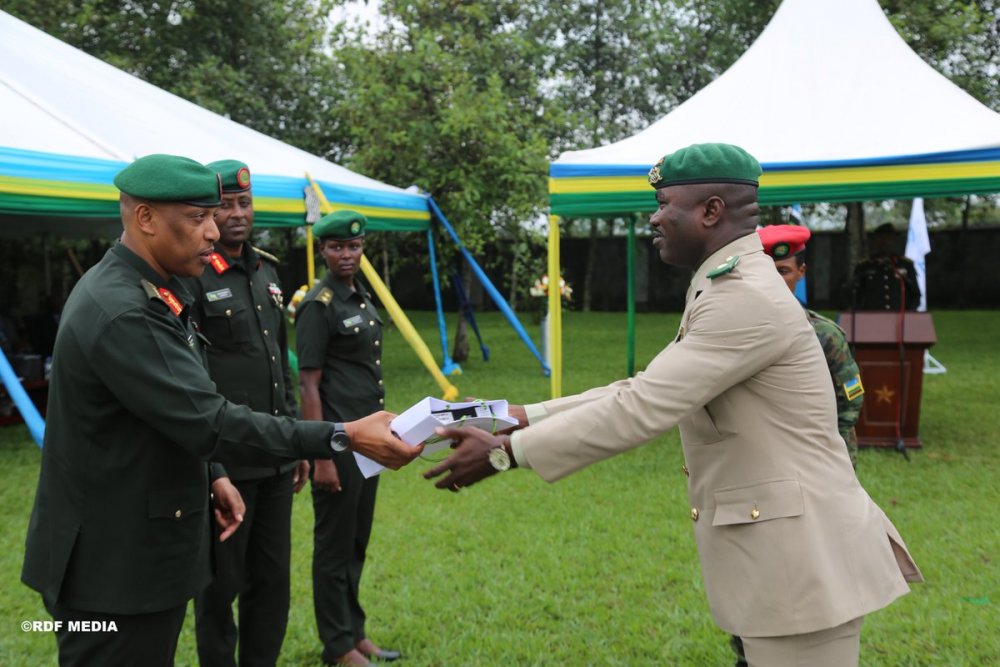 The Gen Nyamvumba extended his gratitude to every one who contributed to the successful completion of the course