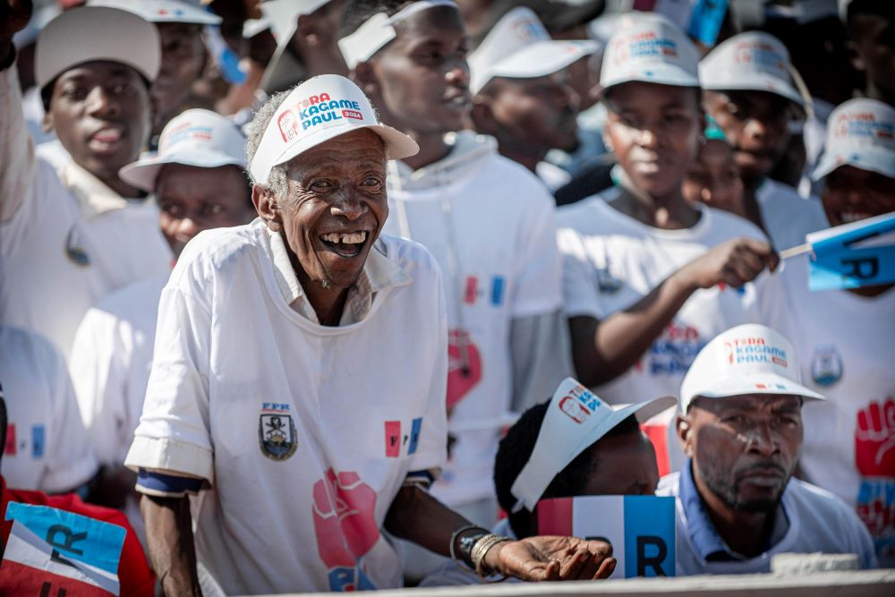Rwandans from all walks of life were always present to support Kagame.