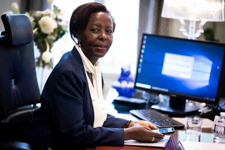 The Secretary-General of La Francophonie, Louise Mushikiwabo challenged herself to make French, the language of the Internet