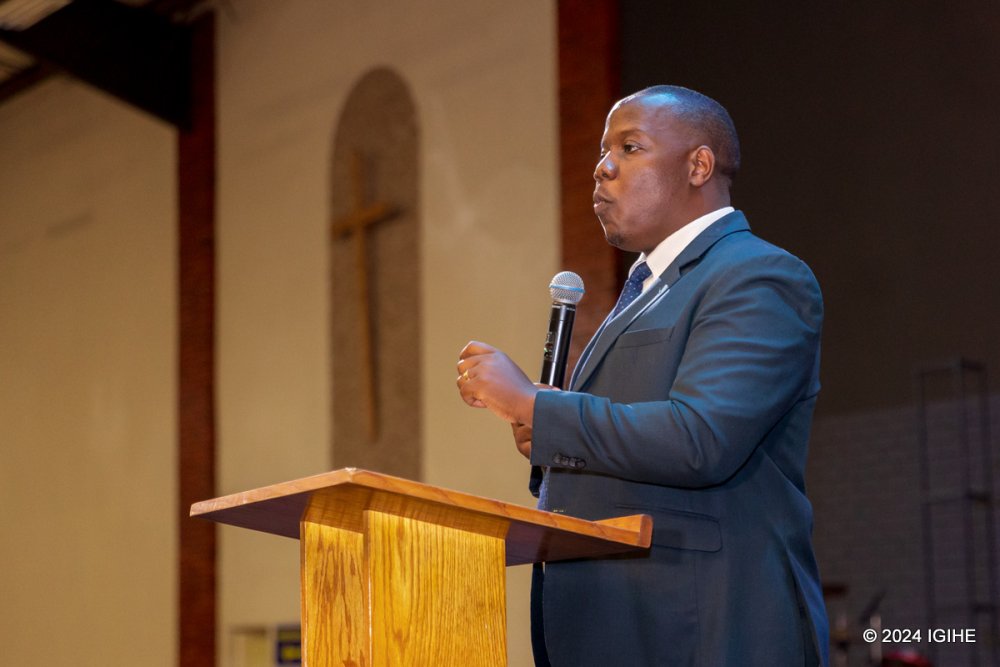 The Chairman of the Board of Directors of Wellspring Academy, Lambert Bariho, urged the children to work hard in the job market.