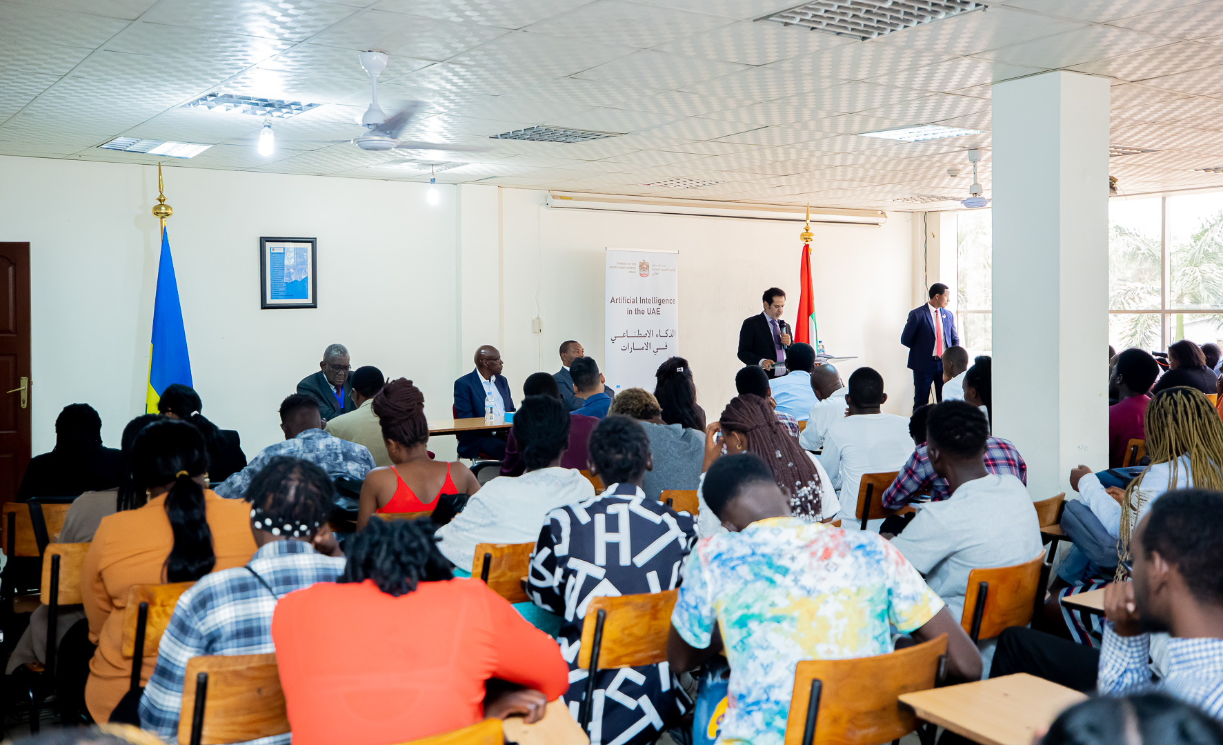 The university's management was also represented during interactions with UAE Ambassador to Rwanda.