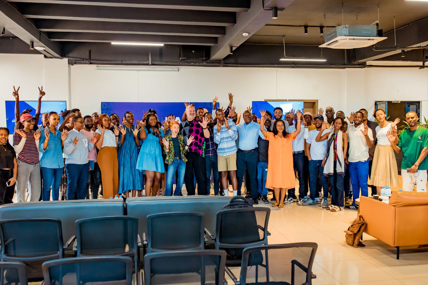 Werner Vogels, Amazon’s Chief Technology Officer and Vice President, accompanied by his team, visited the ALX Rwanda Tech Hub at Deco Center in Kigali on Tuesday, June 10, 2025.