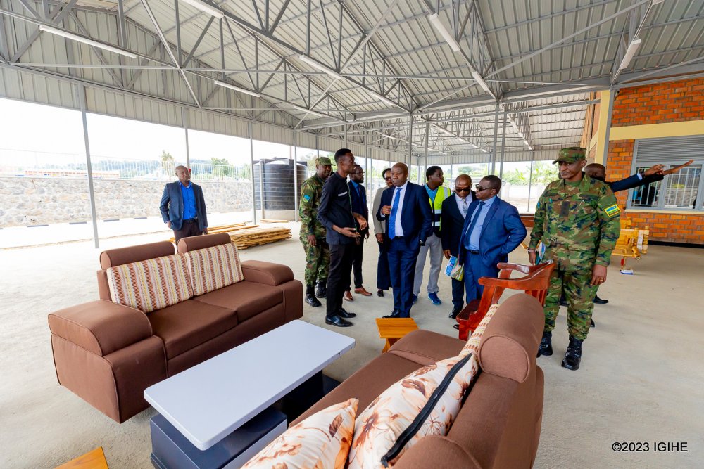 Officials also toured different sections of the model village.
