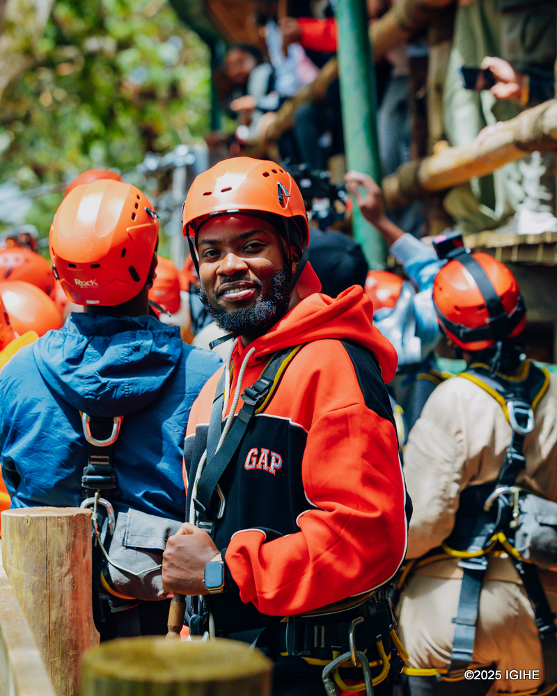 Babu Rugemana, the organizer of the trip.