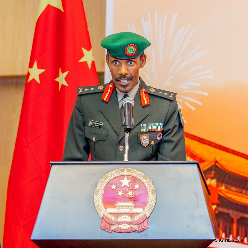 Major General John Baptist Ngiruwonsanga, Commandant of the RDF General Headquarters represented General Mubarakh Muganga, the Chief of Defence Staff at the celebrations.