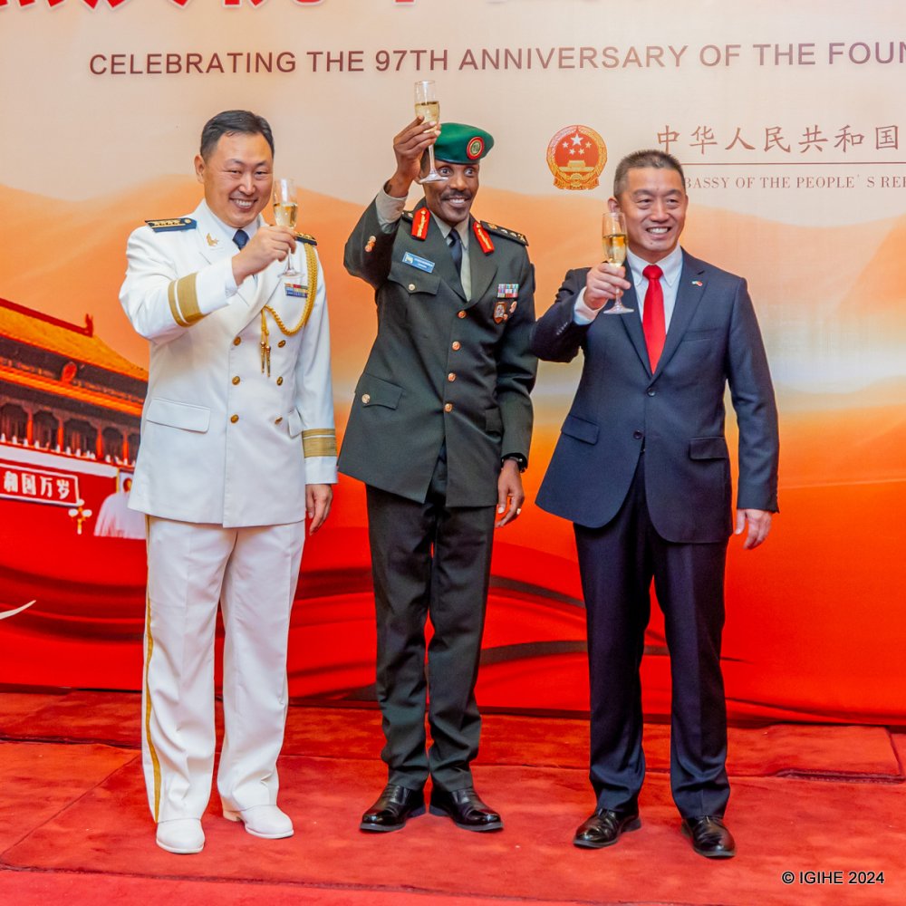 It was glamor as China celebrated the 97th anniversary of People’s Liberation Army in Kigali. 