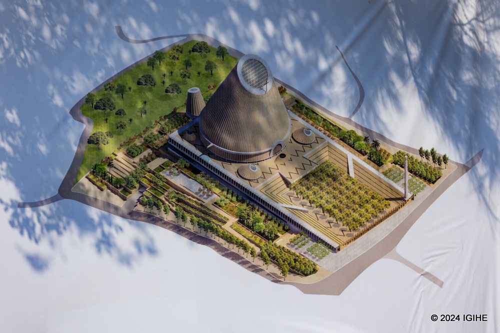 The new, modern cathedral is expected to accommodate at least 5,000 people.