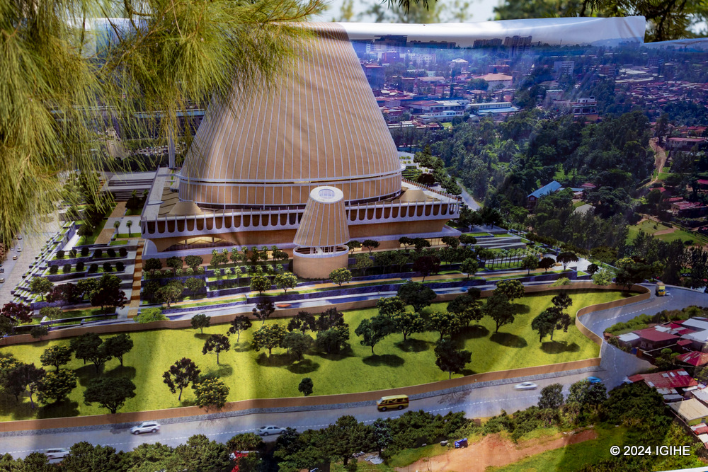 The new cathedral has an appealing design. 