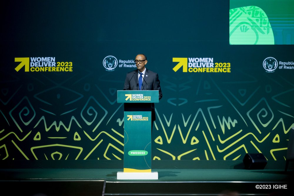 President Kagame highlighted several examples of what the country has accomplished in gender equality. 