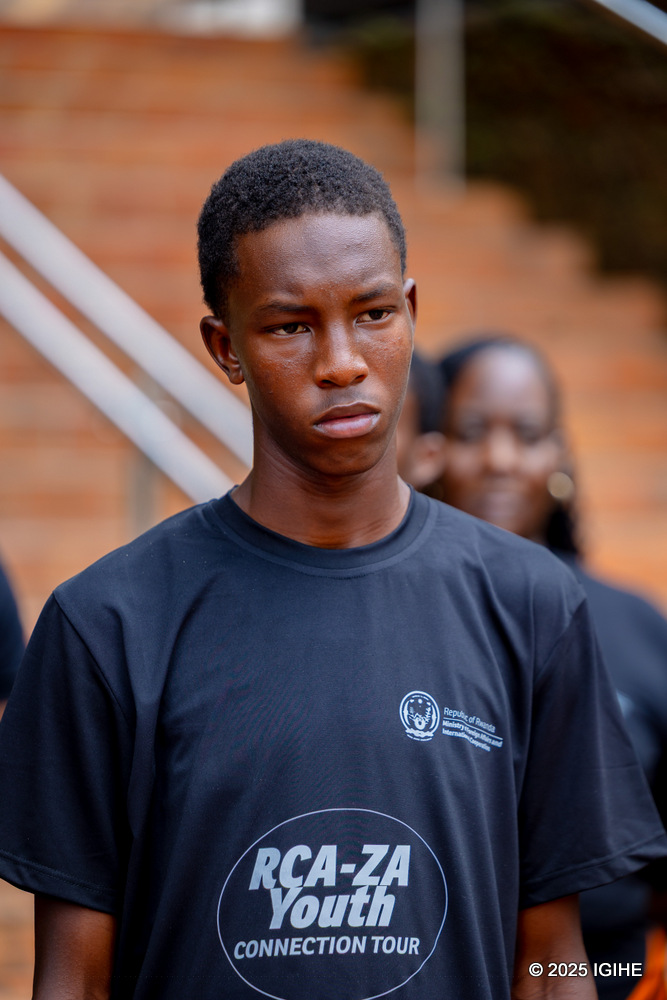 Sixteen-year-old Kazenga Rukundo expressed excitement at visiting Rwanda as his homeland, noting that the trip would help him gain a deeper understanding of the country.