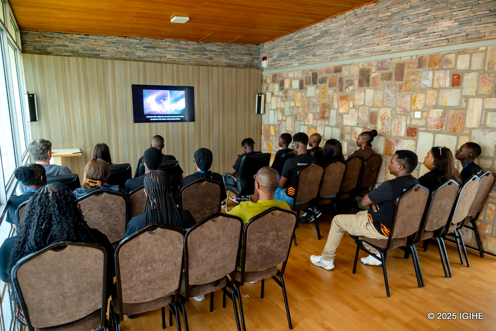 The youth were briefed on the historical events that led to the 1994 Genocide against the Tutsi in Rwanda.