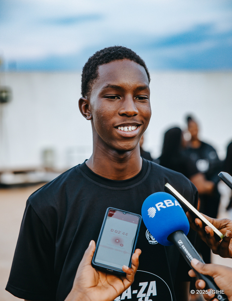 Sixteen-year-old Kazenga Rukundo expressed delight at how safe Rwanda is.