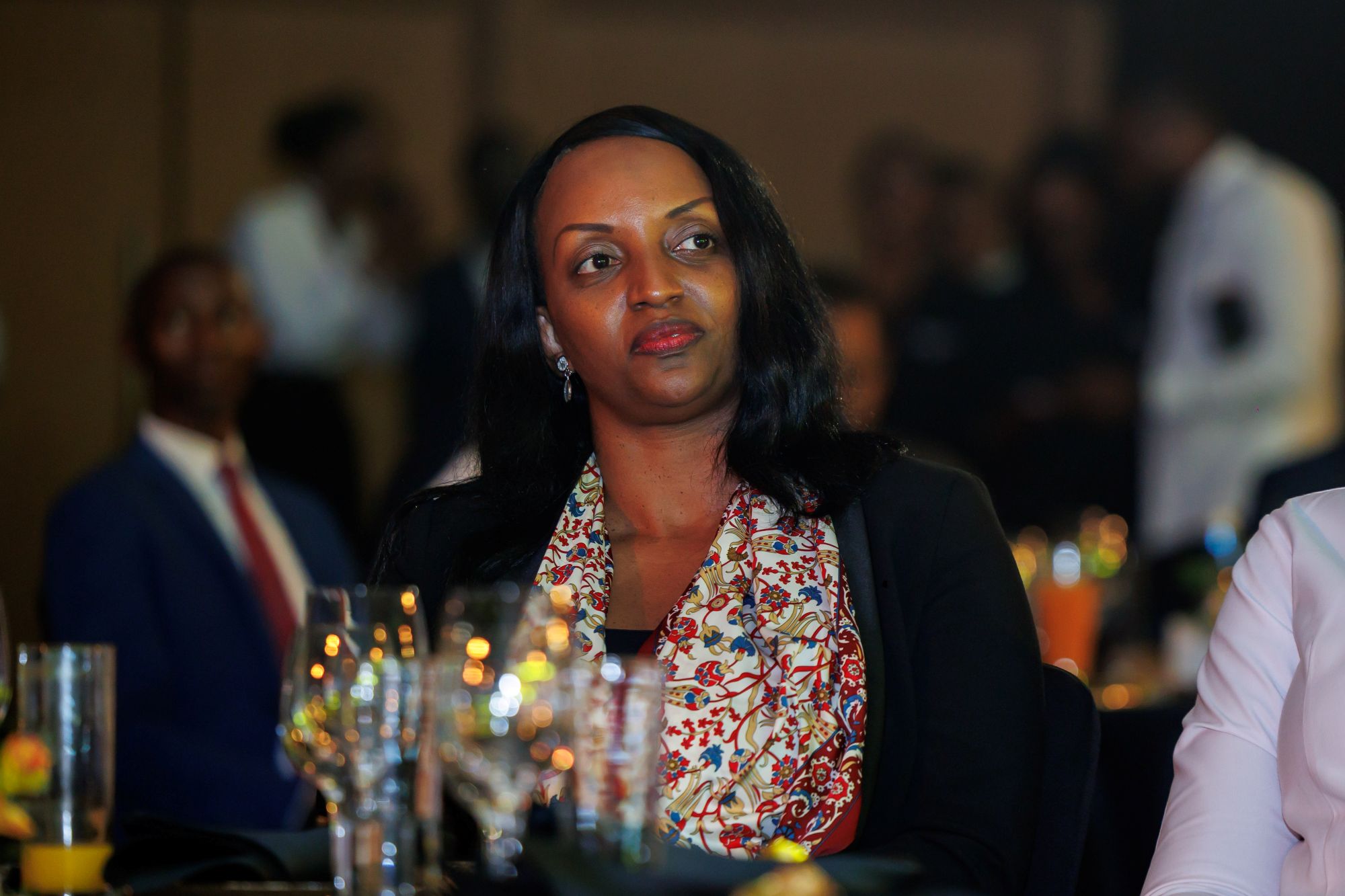 The Governor of the National Bank of Rwanda (BNR), Soraya Hakuziyaremye, was among the dignitaries who graced the dinner.