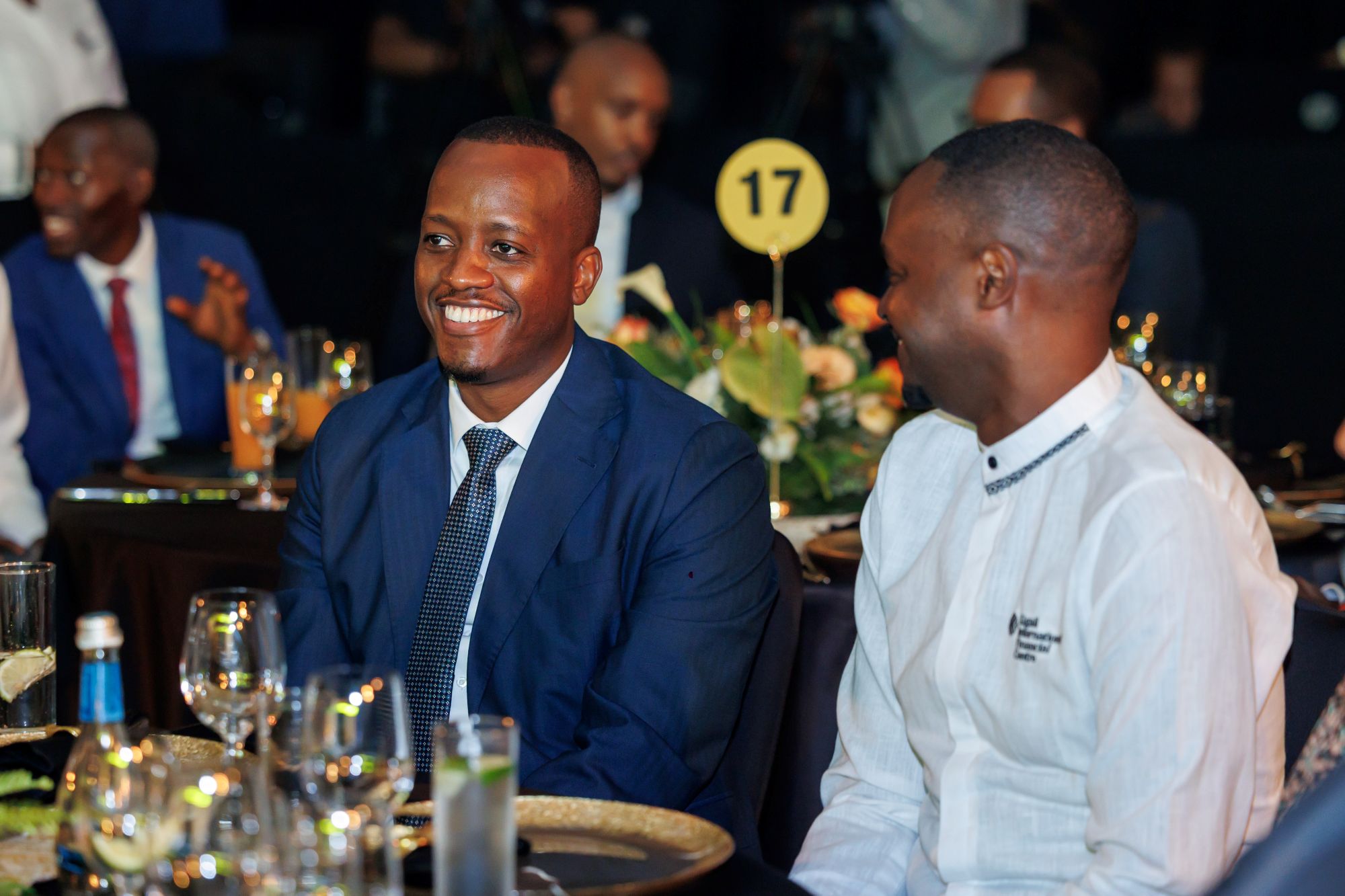 Regis Rugemanshuro (left), CEO of the Rwanda Social Security Board (RSSB), was among the key figures at the event.