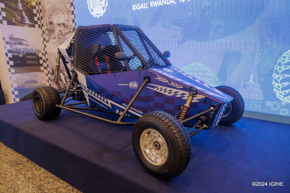 Some of materials used to make the car were sourced locally.
