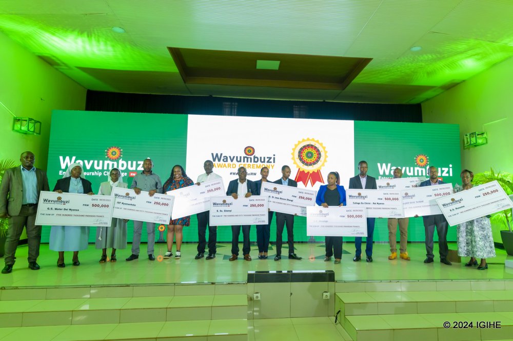 The winners of the awards were very excited.