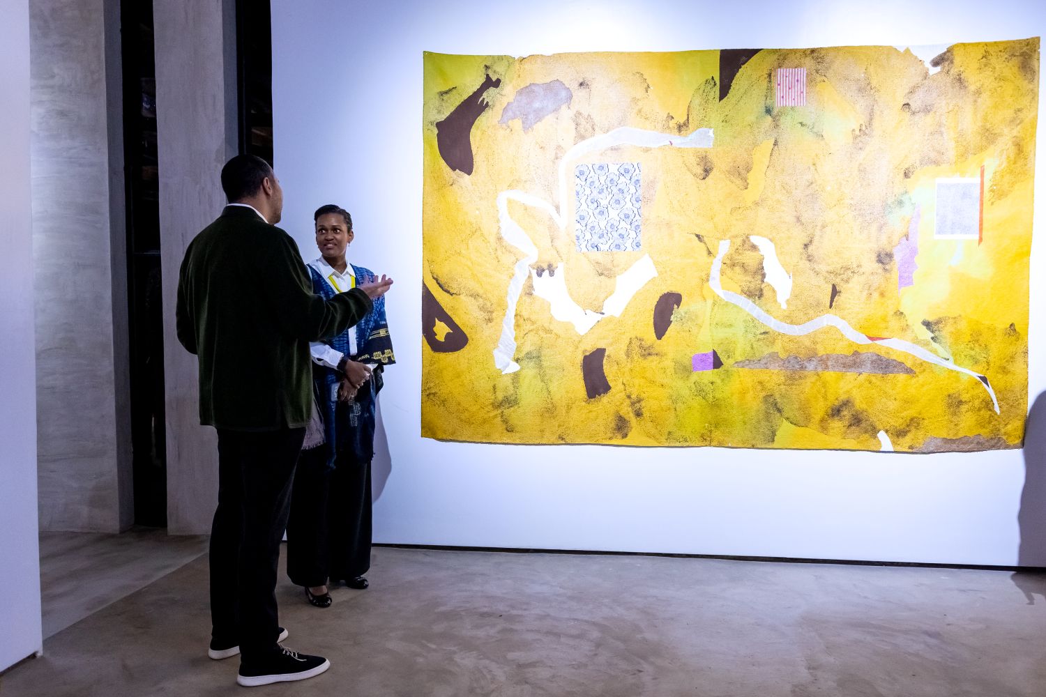 The launch featured the inaugural exhibition, Inuma: A Bird Shall Carry the Voice.