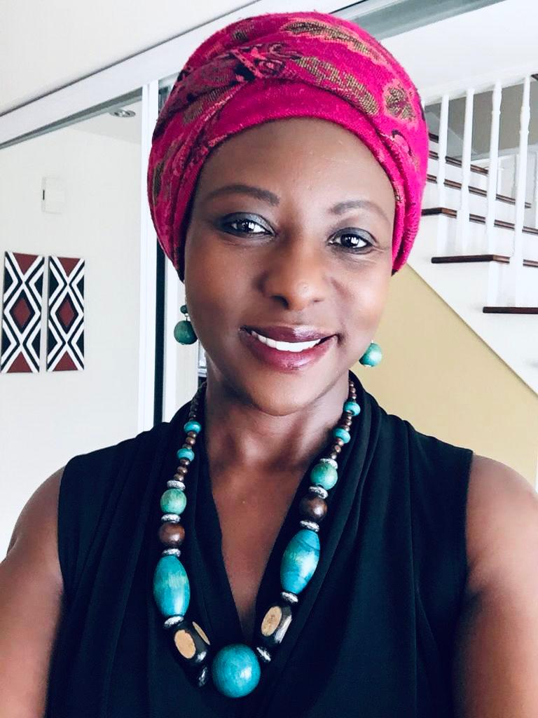 The vice president of Ibuka muri Canada, Marie Josée Gicali. 