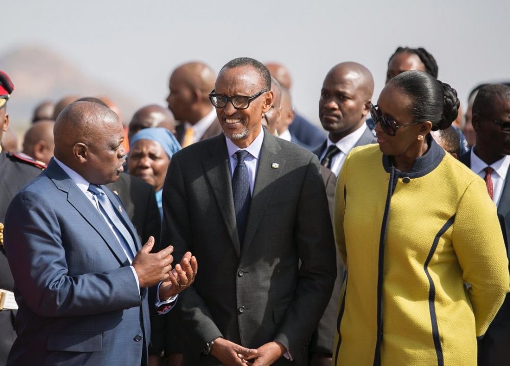 President Paul Kagame and First Lady Jeannette Kagame have arrived in Gaborone, Botswana for a two-day State Visit