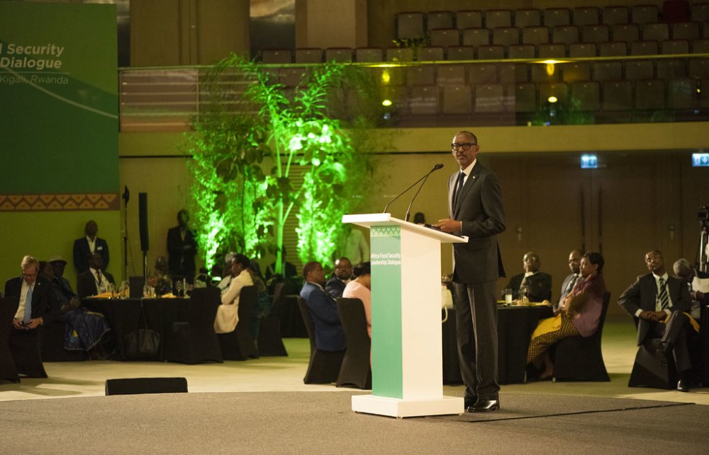 Mr. Kagame assured other leaders that the hunger problem can be ended with the right kind of technology, partnership, and cooperation.