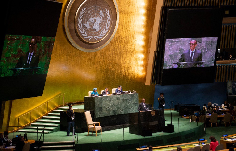 Kagame emphasized that the 2030 Sustainable Development Goals are also Africa’s goals because it has the means and feels it is a responsibility. 