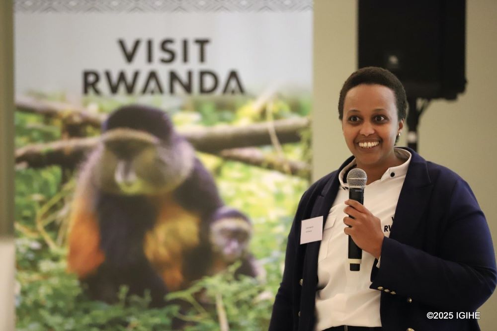 Kageruka Ariella, Head of Tourism at RDB, captivated the audience with in-depth presentations on Rwanda’s flagship experiences.