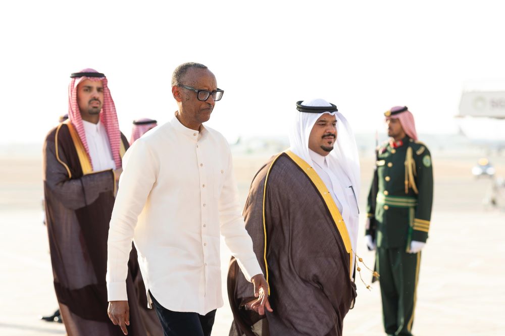 President Paul Kagame has arrived in Riyadh, the capital of Saudi Arabia for the 9th edition of the Future Investment Initiative (FII9) conference.