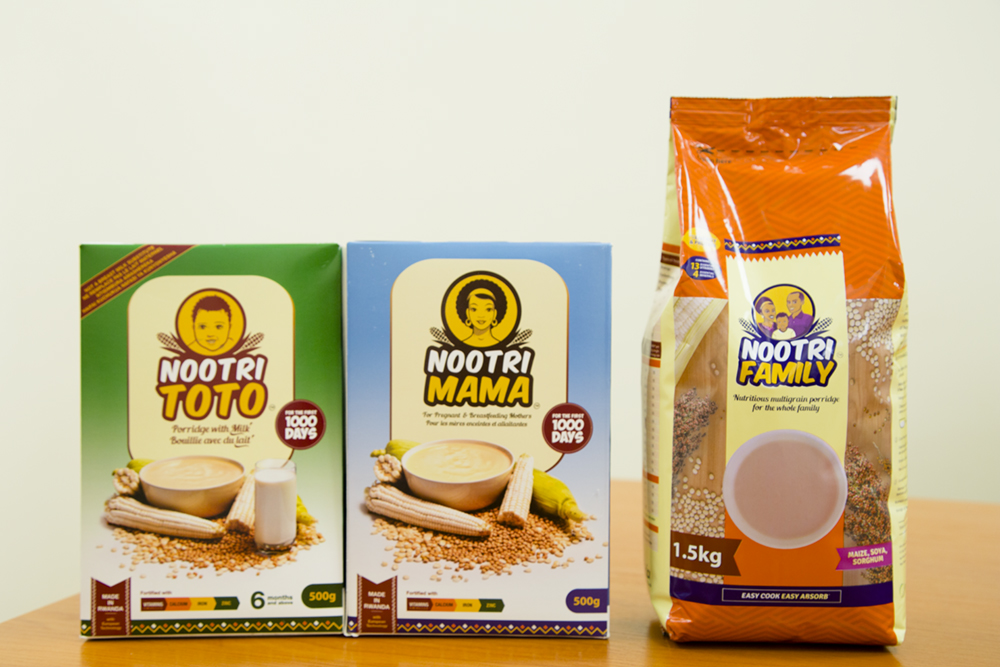 AIF produces Nootri Mama for pregnant and breastfeeding mothers and Nootri Toto for children older than six months
