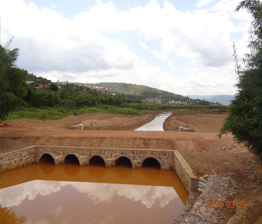 Culvert bridge constructed in Runda Sector, Kamonyi District