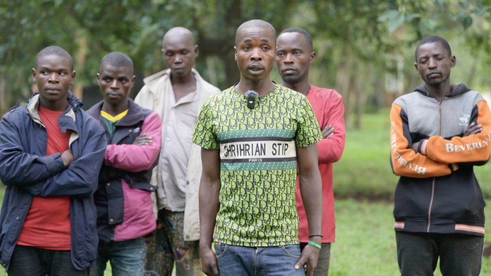 The young man in front is called Manirahari Sebuyange. He was part of the FDLR special force unit.