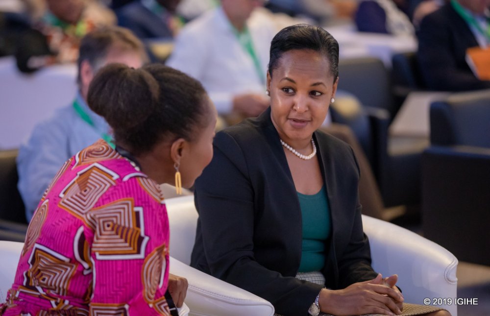 Mbabazi Rosemary, the Minister of Youth was present in the conference 