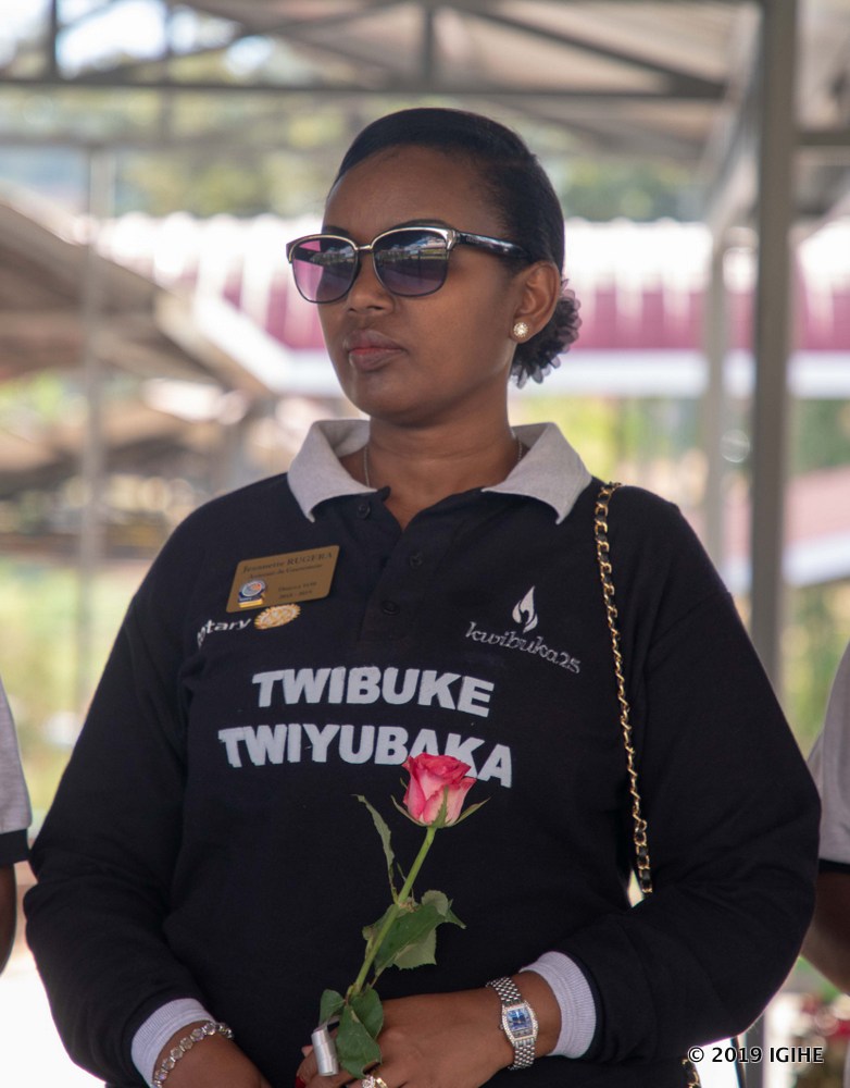 the Deputy Governor of Rotary Club District 9150, Jeannette Rugera said that the visit purpose is to join the rest of Rwandans during commemoration period