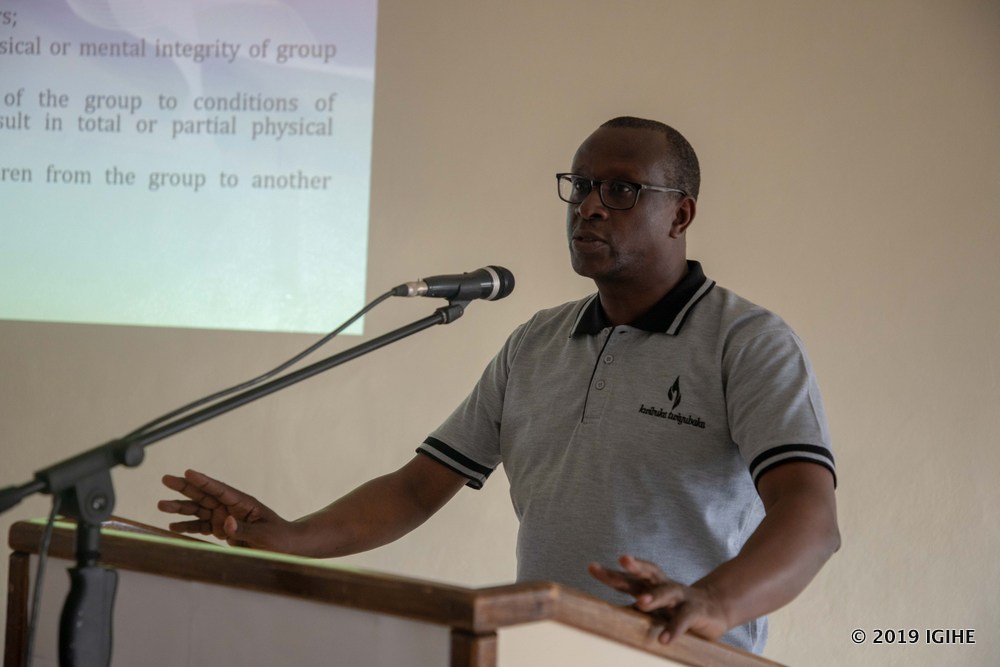 CNLG Executive Secretary, Dr Bizimana said that the battle faced now is against Genocide ideologies 