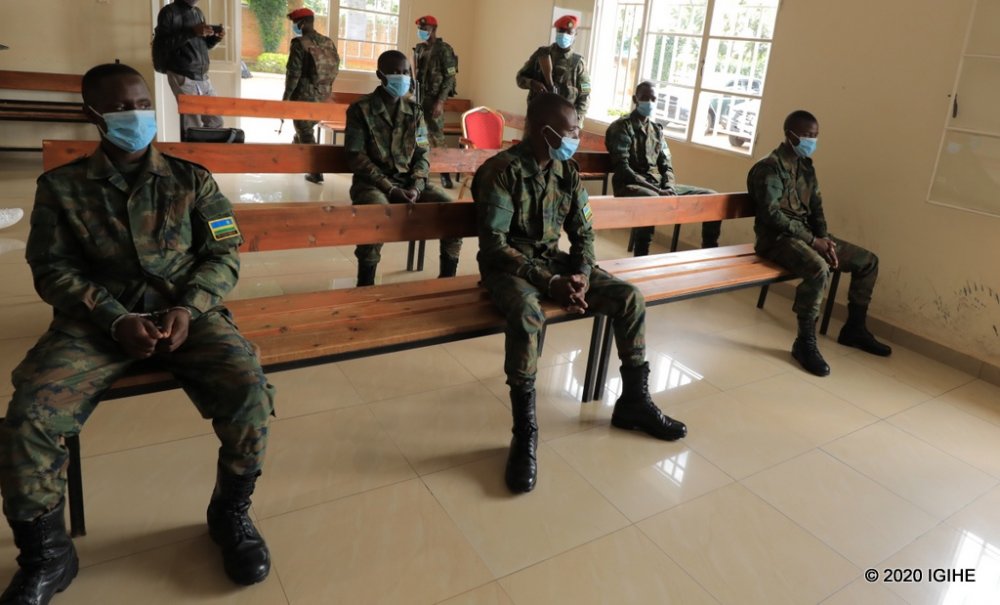 Seven Rwanda Defence Force (RDF) soldiers have appeared before the Military High Court in Kanombe on May 11, 2020