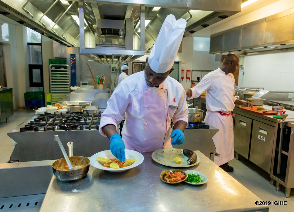 Chef Rutayisire took us through the journey of his passion for culinary practices and aspirations