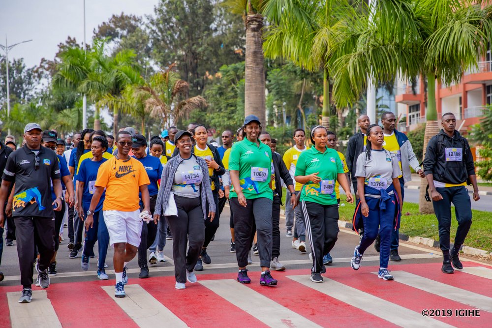 First Lady Mrs Jeannette Kagame has run 10 km in ‘Run For Peace’ circuit of Kigali International Peace Marathon