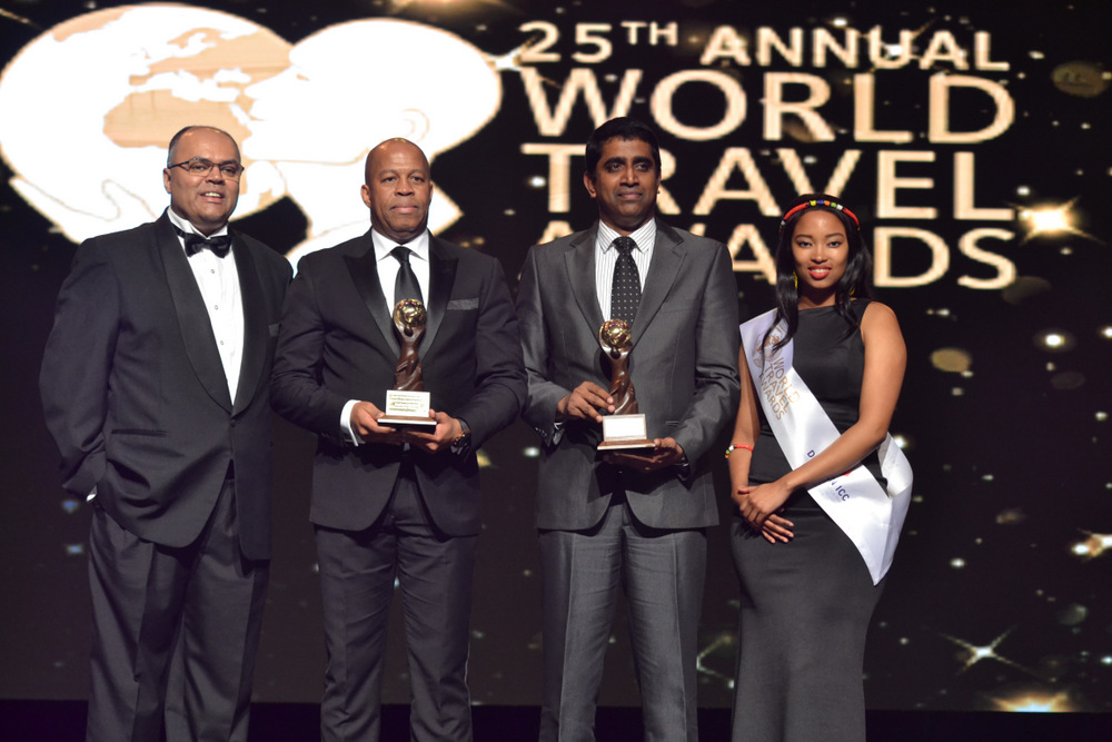 Radisson Blu Hotel and Convention Centre, Kigali Officials receiving awards at the 25th World Travel Awards Gala Ceremony