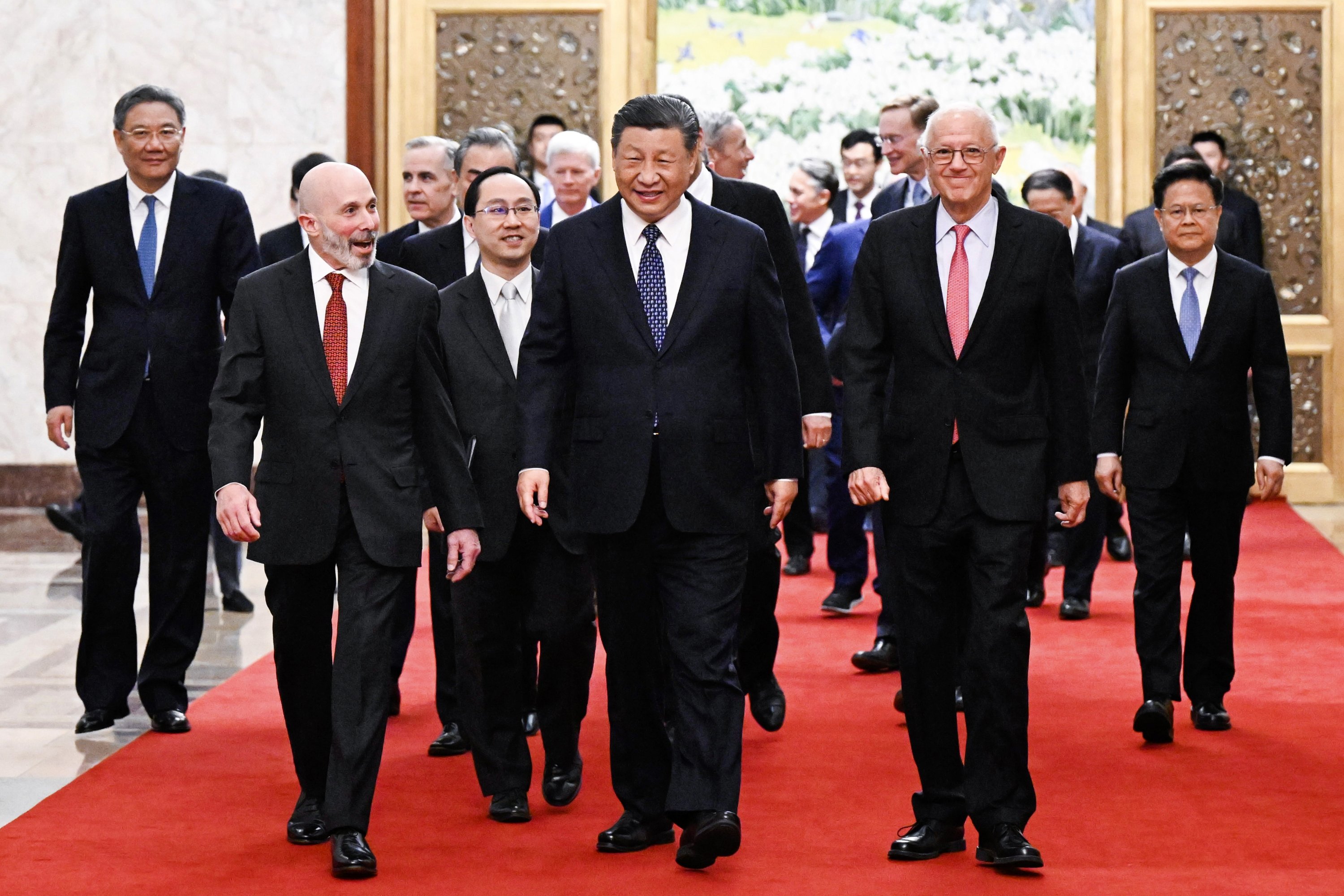The meeting, attended by over 40 global CEOs—including leaders from FedEx, Mercedes-Benz, Sanofi, and HSBC—underscored China’s role as a stabilising force in the global economy.