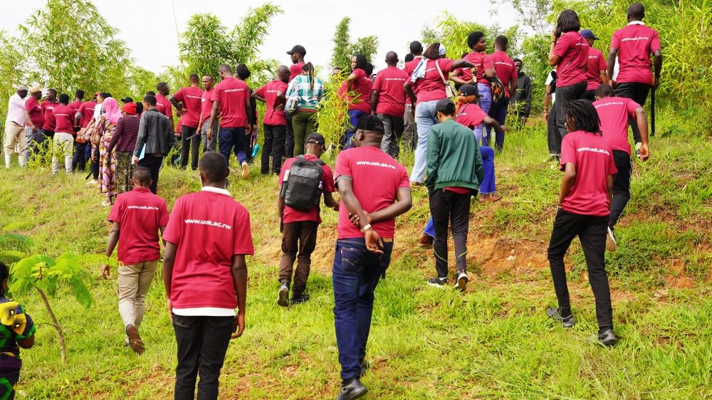 The community work was held on Saturday. 