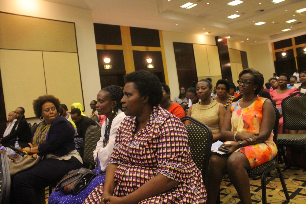 Members of New Faces New Voices Association during the General Assembly yesterday.