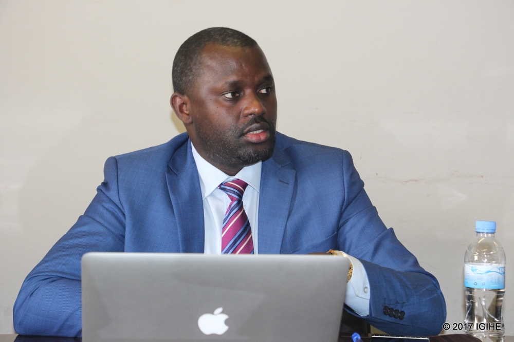 the Director General of Rwanda Education Board ,Janvier Gasana.