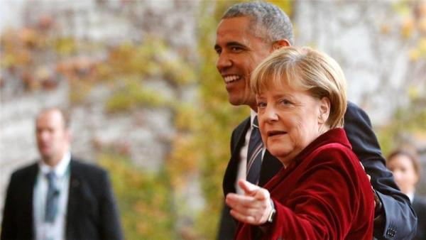 It was the final meeting of Obama and Merkel as peers on the world stage