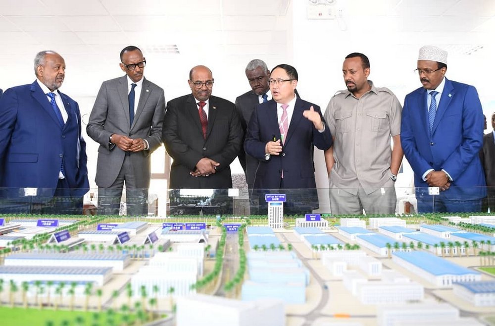 President Kagame and different Heads of State participated in inauguration of Djibouti International Free Trade Zone