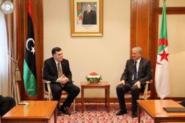 Faiez Serraj arrives in Algiers on an official visit seeking a solution to Libya’s political impasse